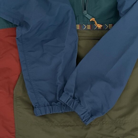 L.L. Bean Women’s Mountain Classic Anorak Jacket Large Blue Hiking Outdoors - Picture 5 of 10